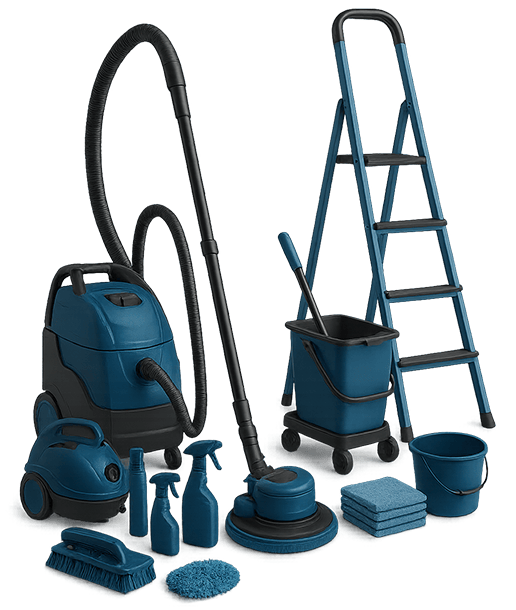 Attrezzature e prodotti professionali per la pulizia utilizzati da Pulim 2000