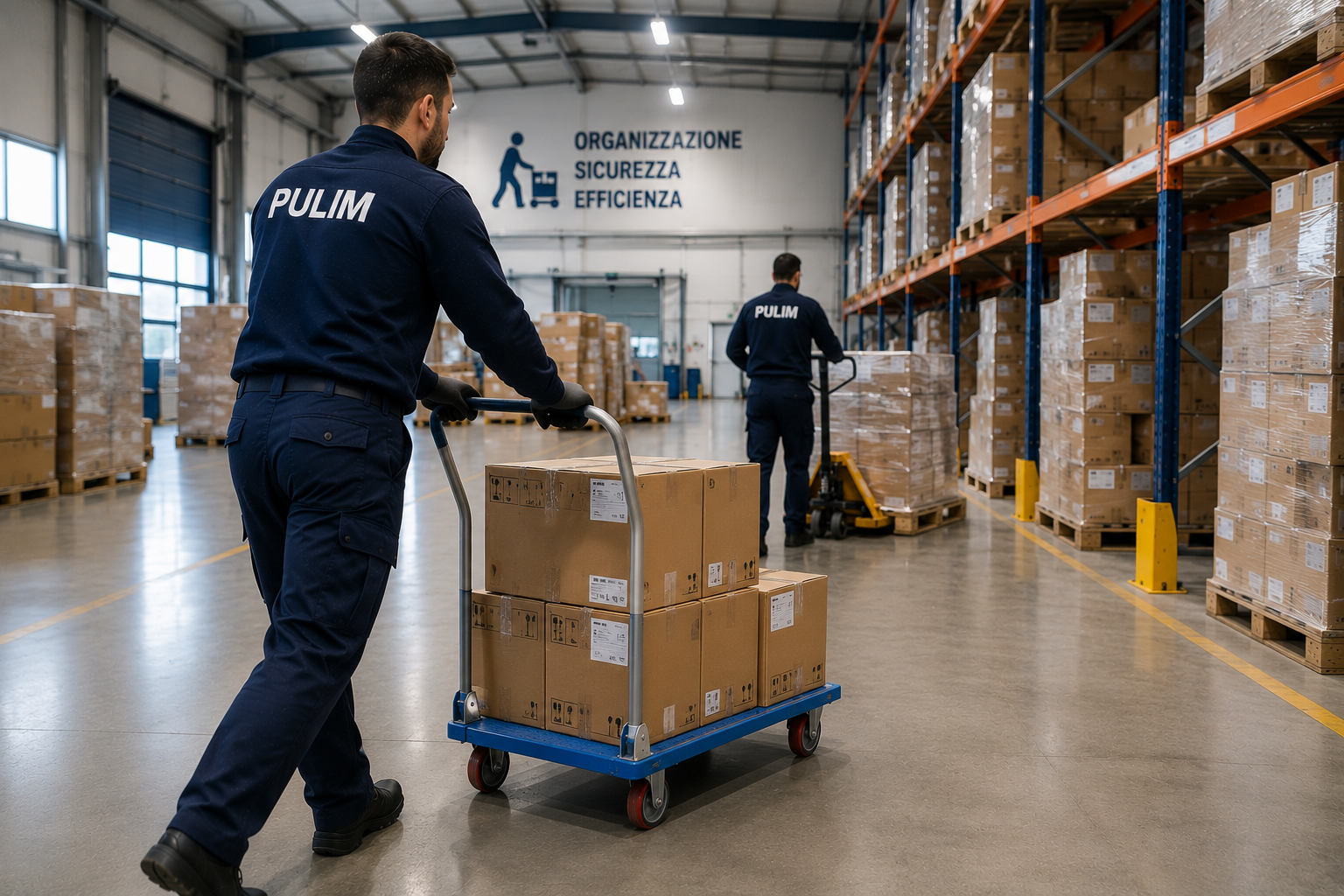 Servizio di facchinaggio e movimentazione arredi per uffici - Pulim 2000